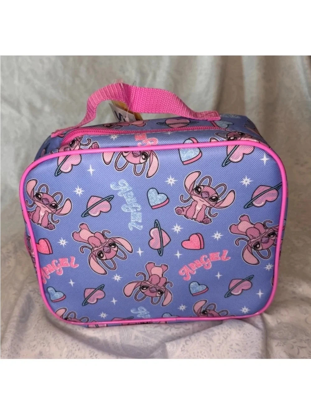 Disney Stitch & Angel, Angel Insulated Lunch Bag